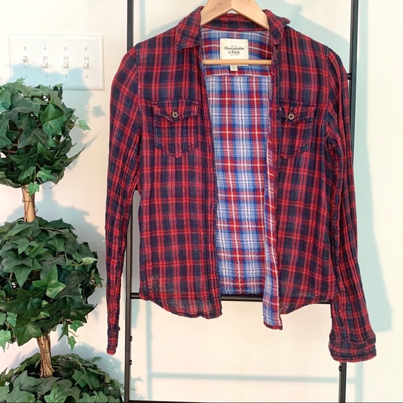 2! Abercrombie Flannel Button Up Shirts - Bundle - Picture 12 of 12